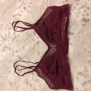 Maroon Victoria's Secret Bralette